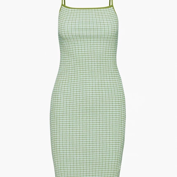Aritzia Wilfred JAZZ MIDI DRESS in Green - Picture 1 of 9